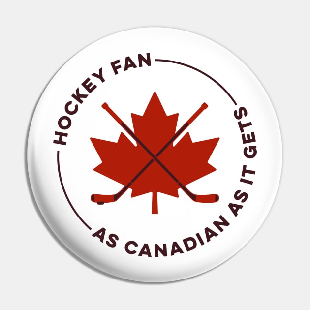 Hockey Fan Pin by Koyaanisqatsian