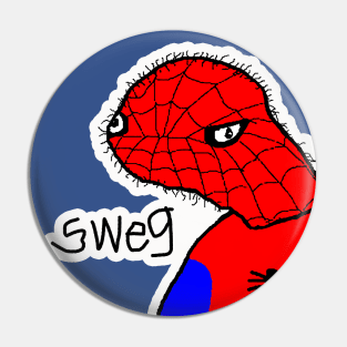 Spoderman Sweg Pin