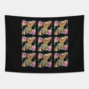 pj puppy pattern Tapestry