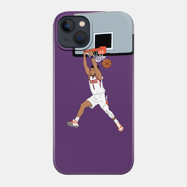 Devin Booker Dunk Phoenix Baskeball - Devin Booker - Phone Case