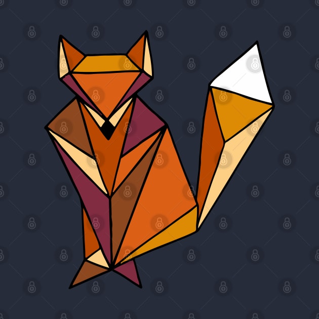 Geometric Fox Orange Palette by HLeslie Design