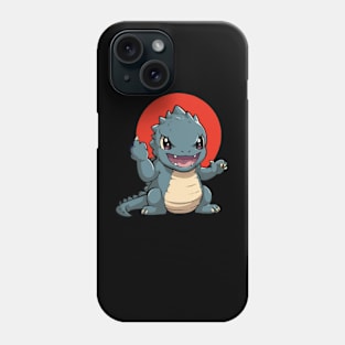 Godzilla Giving the Finger Phone Case