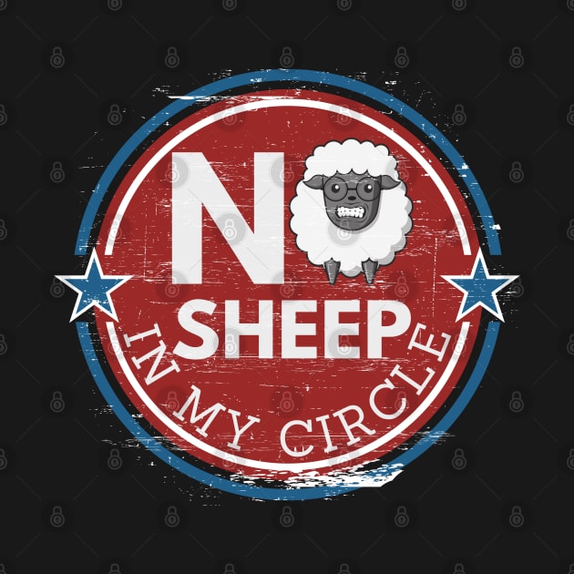 No sheep in my circle by Lekrock Shop