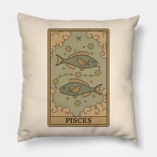 Pisces Card Pillow