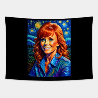 Reba McEntire in Starry night Tapestry