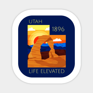 Utah-Life Elevated Magnet