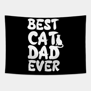 Novelty Best Cat Dad Ever Tapestry