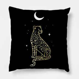 Yellow Cheetah Pillow