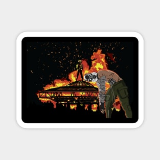 Burning Man Magnet