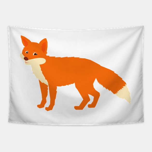 Cute fox Tapestry by Farhad