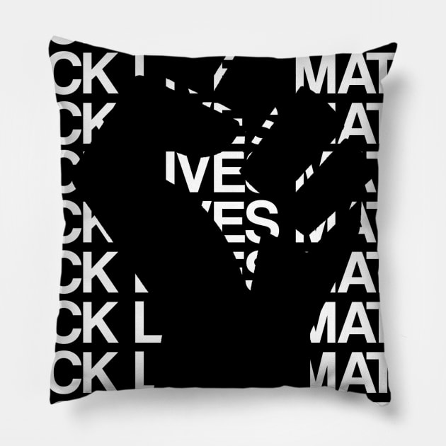 Black Lives Matter Pillow by mrcatguys