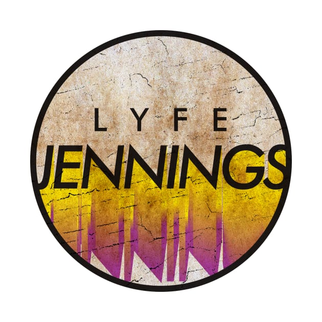 Lyfe Jennings - VINTAGE YELLOW CIRCLE by GLOBALARTWORD
