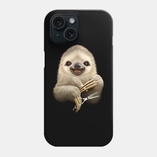 SLOTH THE BARBER Phone Case