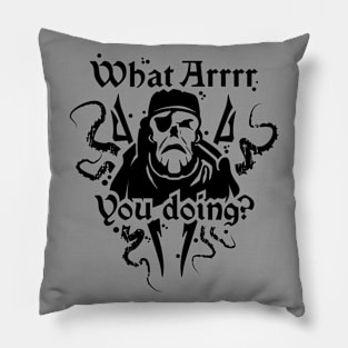 Angry Pirate Pillow