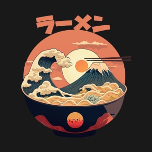 Japanese Ramen under the rising sun T-Shirt