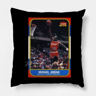 Michael Jordan 1986 Rookie Card Pillow