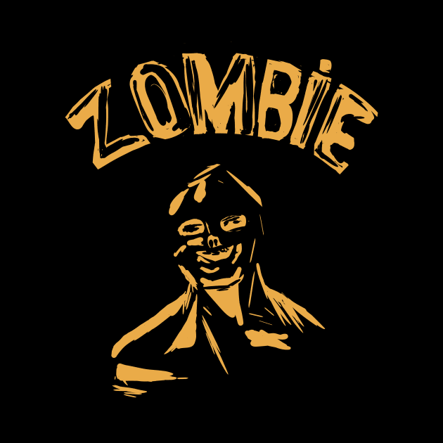 Zombie horror art vintage by cypryanus