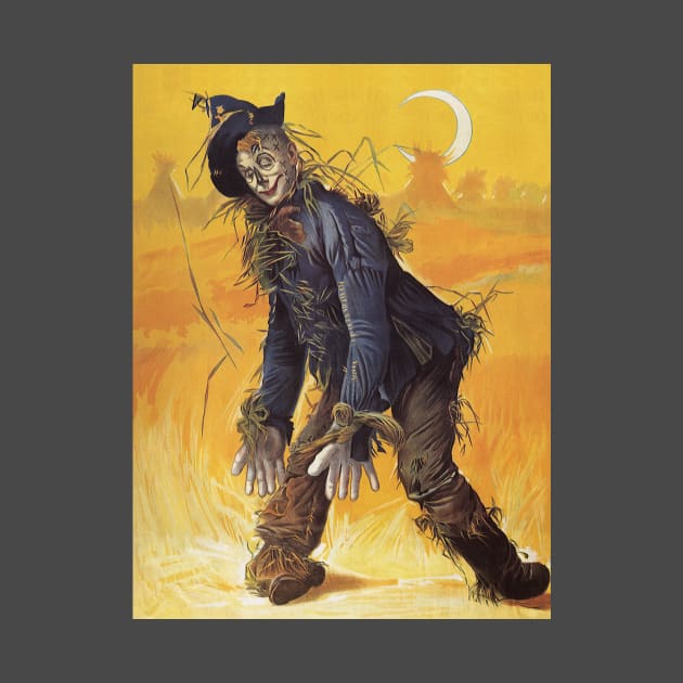 Vintage Fairy Tales, Wizard of Oz Scarecrow by MasterpieceCafe