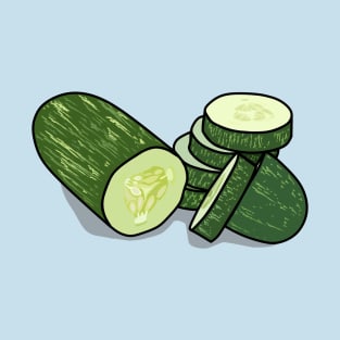 Cucumber cartoon illustration T-Shirt