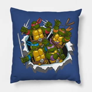 They are the amazing and incredible Teenage Mutant Ninja Turtles Pillow