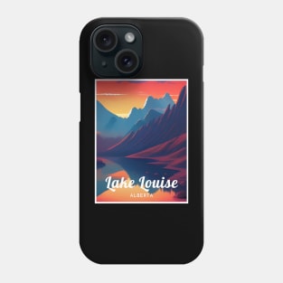 Lake Louise Alberta Canada ski Phone Case