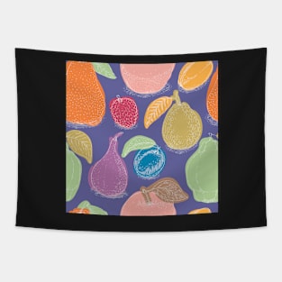 Bright Fruits Tapestry