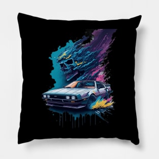 DMC DeLorean Art Pillow