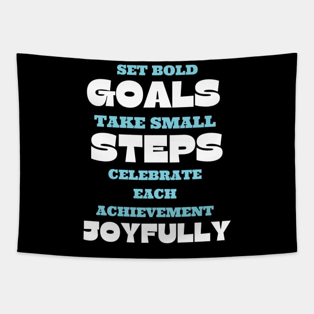 Achieve your goals. Tapestry by TaansCreation 