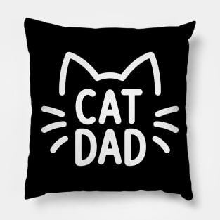 Cat Dad Pillow