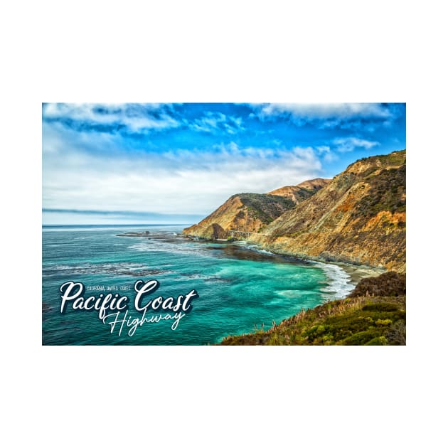 Pacific Coast Highway at Big Creek Bridge by Gestalt Imagery