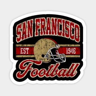 Vintage Style 49ers San Francisco Football Magnet