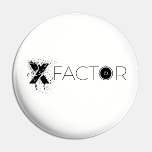 X-Factor EDU Logo Black Pin