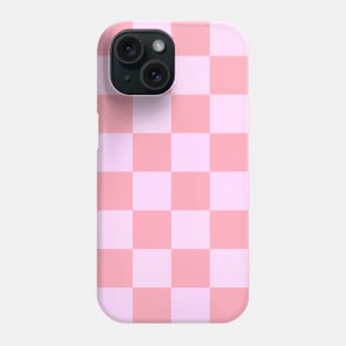 Checkerboard Pastel Pink Pattern Cute Aesthetic Phone Case