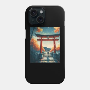 Torii Gate - Impressionism Phone Case