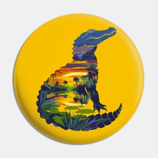 Everglades Alligator Pin