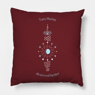 Buffy “Tara Maclay deserved better” quote with magic symbols Pillow