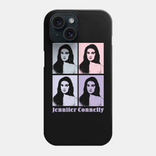 Jennifer Connelly 80s Pop Art Phone Case