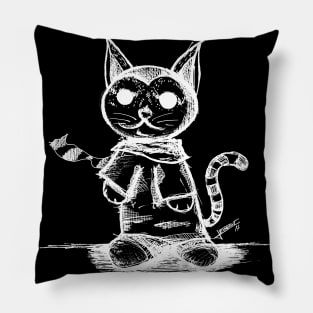 hipster hippie cat ecopop Pillow