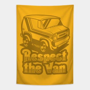 Respect The Van (Ghost Black) - Gold Tapestry