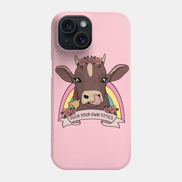 Suck your own titties Phone Case by valentinahramov