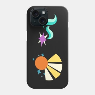 My little Pony - Starlight Glimmer + Sunburst Cutie Mark V2 Phone Case