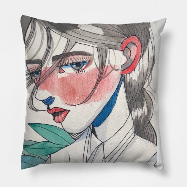 cacaboom girl Pillow by cacaboom810111
