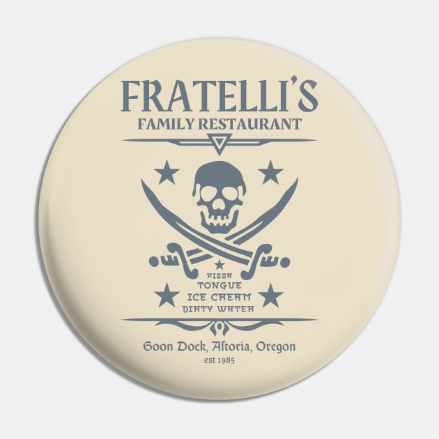 Fratelli's Family Restaurant The Goonies 80s Oregon Original Aesthetic Tribute 〶 Pin by Terahertz'Cloth