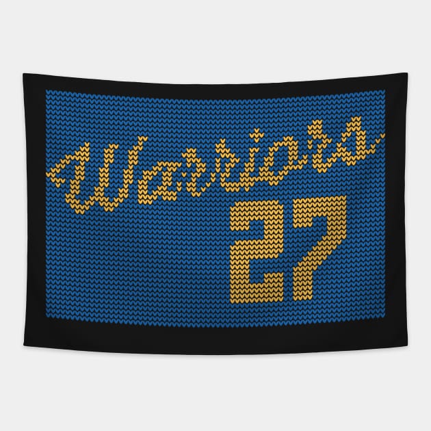 Warriors 27 Tapestry by teeleoshirts