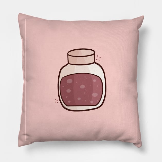 Magical Jar Pillow by  illustrateanna