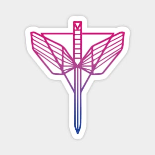 The Shield Symbol (Bisexual) - Wynonna Earp Magnet