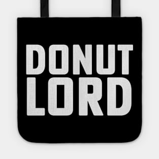 Donut Lord Costume Shirt for Dad with Pretzel Lady Tote