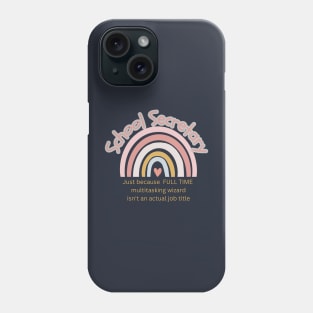 School Secretary Phone Case