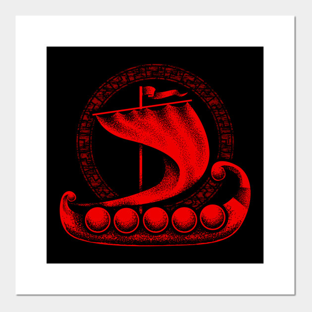 Viking Ship Viking Mythology Warrior Ship Posters And Art