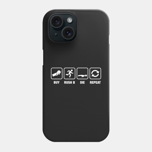 Buy Rush B Die Repeat Gaming Phone Case by pixeptional